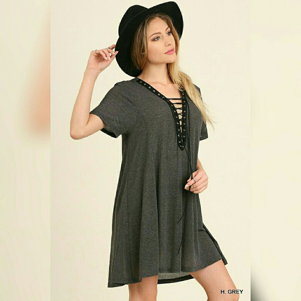Lace up tunic